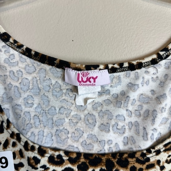 Lucky diamond 3 xlarge animal print preowned 22 p2p 25 length - Picture 3 of 5